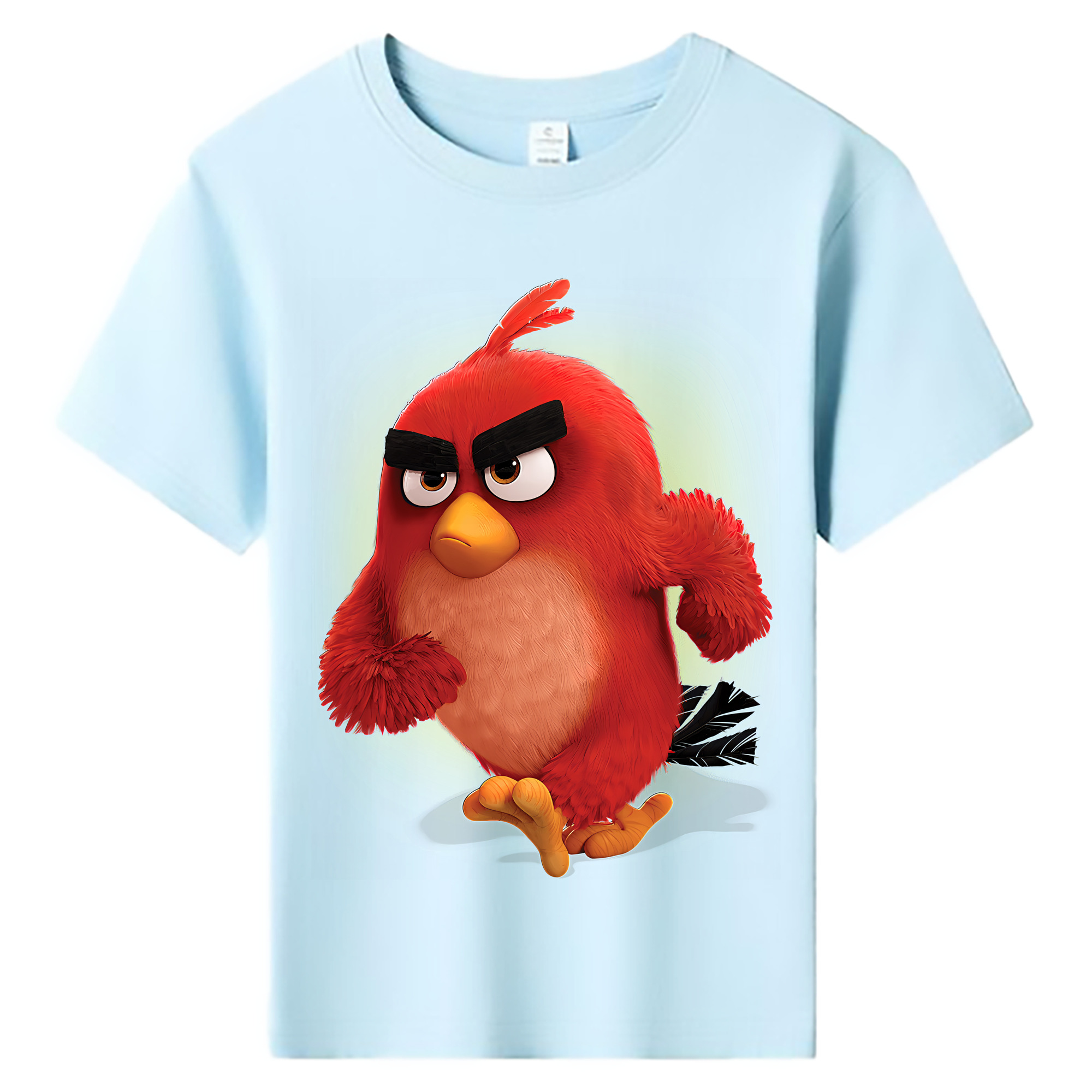 （画像用） Angry Birds アングリーバード 綿100％キッズTシャツ（フロントプリント）